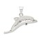 Sterling Silver Dolphin Pendant Charm Jewelry Sea Life 25mm x 38mm